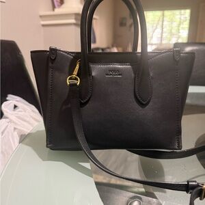 Polo by Ralph Lauren Black Leather Handbag